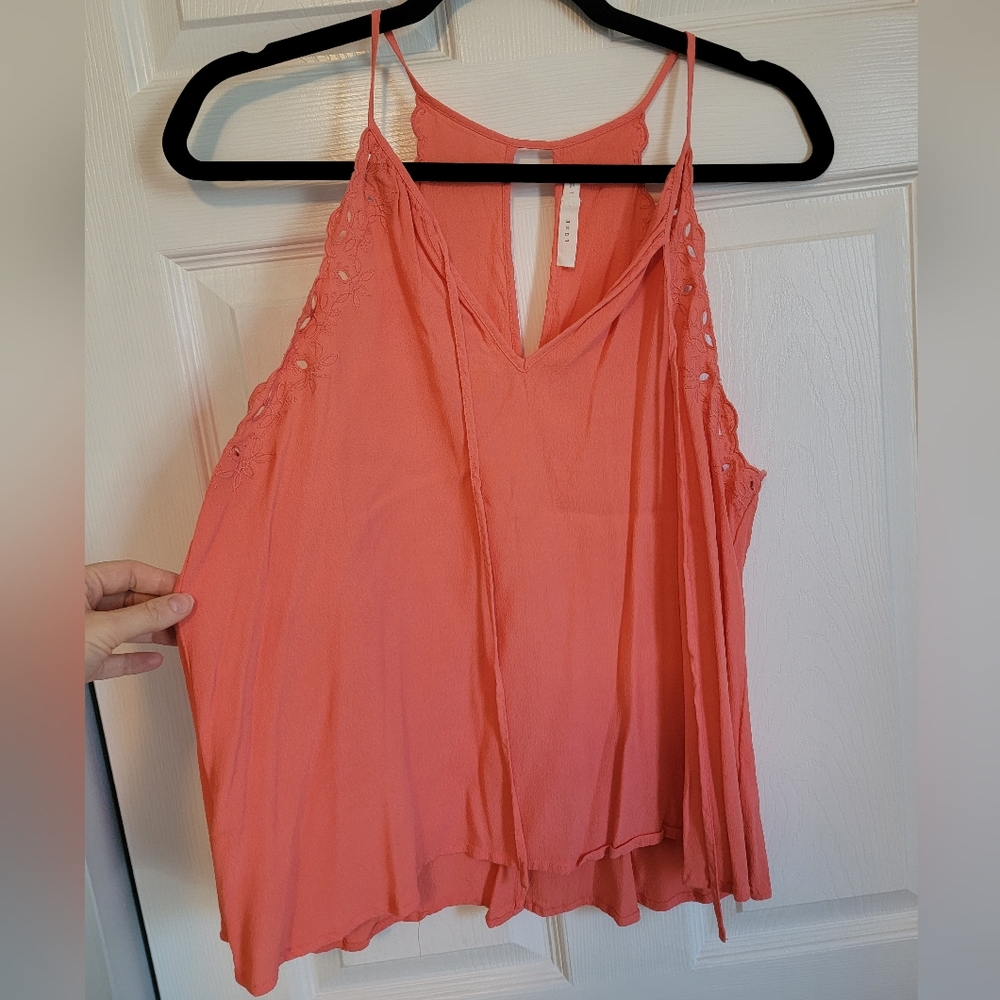 Lush Orange Large Tank Top